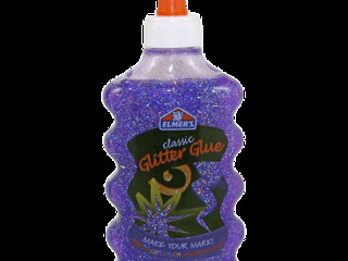 Glitter lim lilla 177ml, velegnet til slim