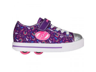 Heelys X2 Snazzy Rullesko Lilla Multi Rainbow - Lilla - 33 - Dame - Voksen, Barn, Nyfødt, Småbørn, Spædbørn